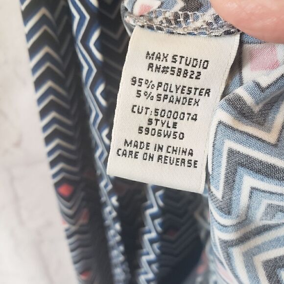 MAX STUDIO Herringbone Belted Shirt Dress - Picture 7 of 9